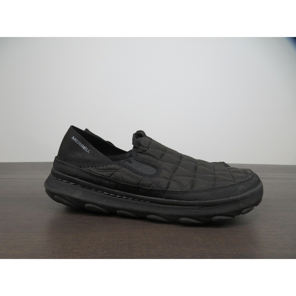 Merrell Hut Moc 2 Shoes Mens Size 13 Black Quilted Slip On Comfort J004157